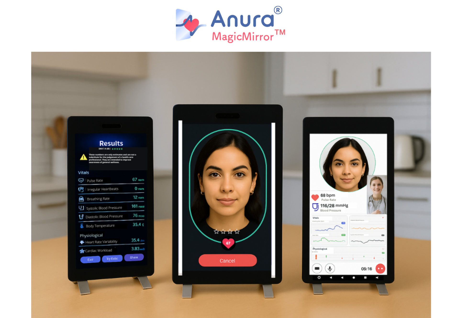 Nuralogix TOI Smart Mirror - Smart mirror with augmented reality